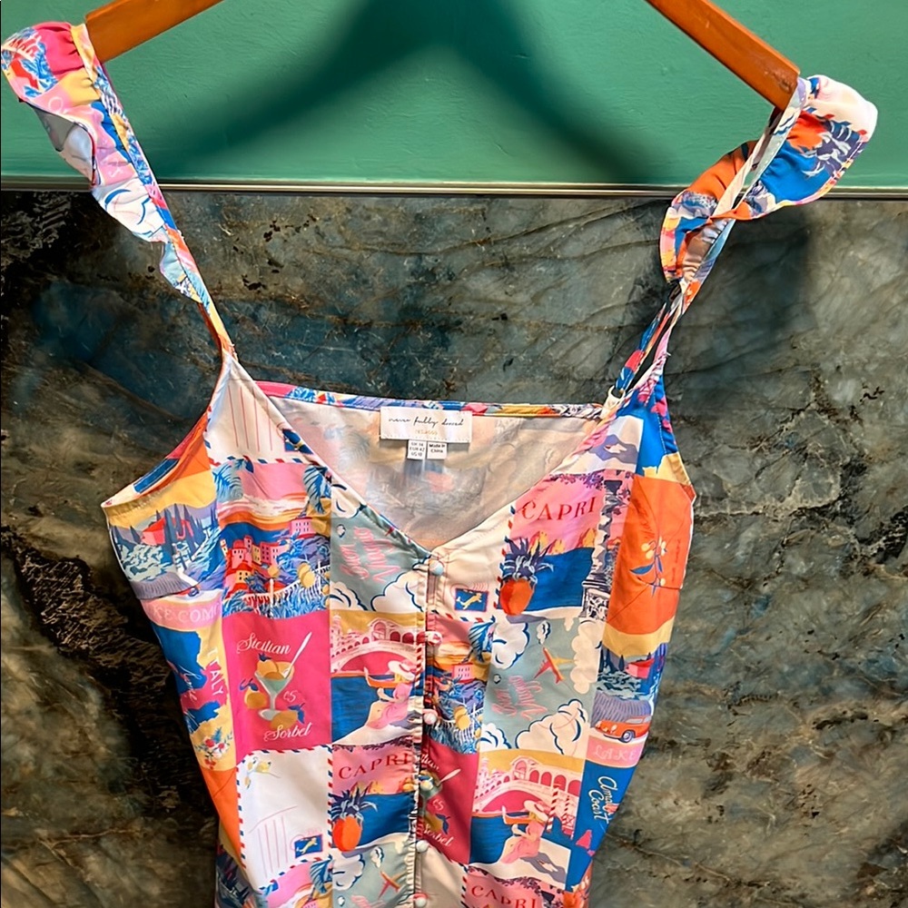 Never Fully Dressed Multicolor Patterned Dress